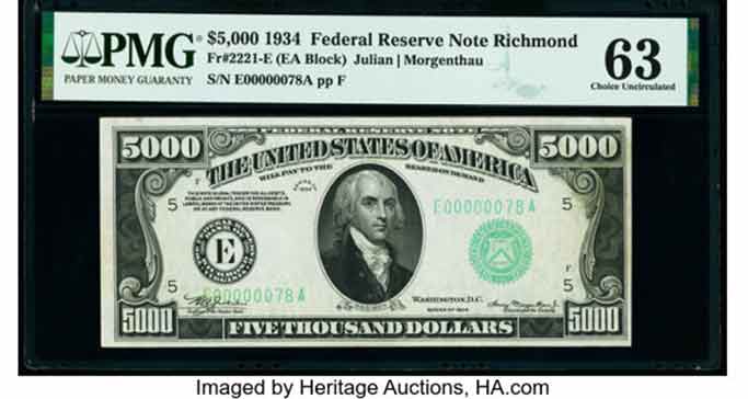 Understanding the $5,000 Bill and Why It's so Rare (With Pictures)